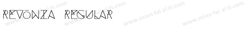 REVONZA Regular字体转换